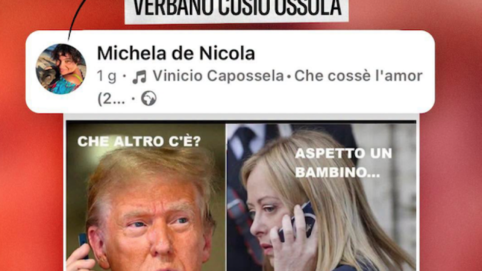 FdI nazionale attacca De Nicola (Pd Vco): 